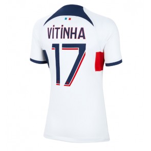 Paris Saint-Germain Vitinha Ferreira #17 Dámské Venkovní Dres 2023-24 Krátký Rukáv